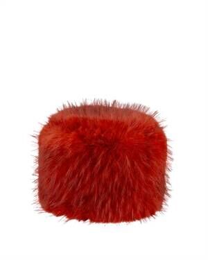 NEW ALEX MAX women's faux fur russian hat in orange